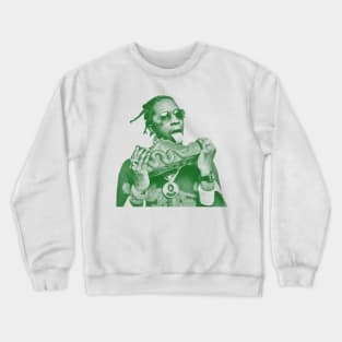 Young Thug // green solid style Crewneck Sweatshirt